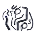 Black For 94-01 Honda Acura Integra GS/LS/ RS B18B Silicone Radiator&Heater Hose