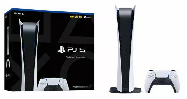 Sony PS5 Digital Edition Console - White