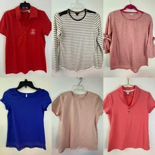 lot of 6 Womens Tops Mix Brands size S