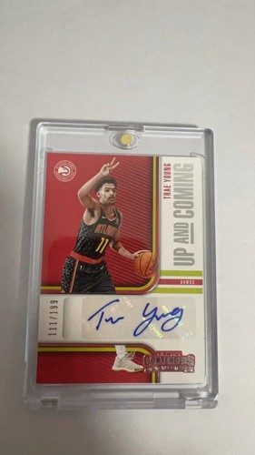 2018-19 Panini Contenders Up and Coming 111/199 Trae Young #UC-TYG Rookie Auto - Bild 2 von 5