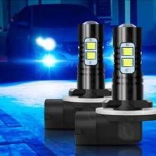 FOR POLARIS SPORTSMAN UPPER POD HEADLIGHT LED LIGHT BULB HIGH POWER 8000K BLUE