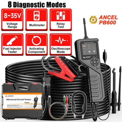 8V-35V Power Circuit Probe Tester Injector Battery Test Oscilloscope Multimeter