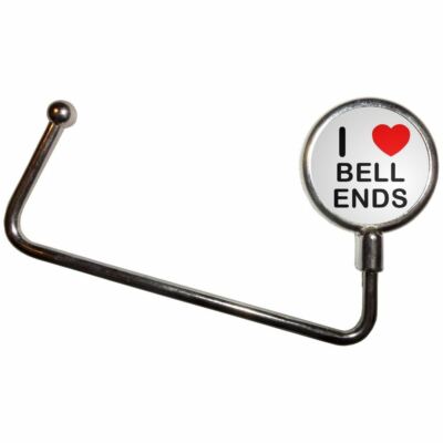 B*ll Ends I Love Handtasche Tisch Haken Aufhänger (65 mm x 107 mm)