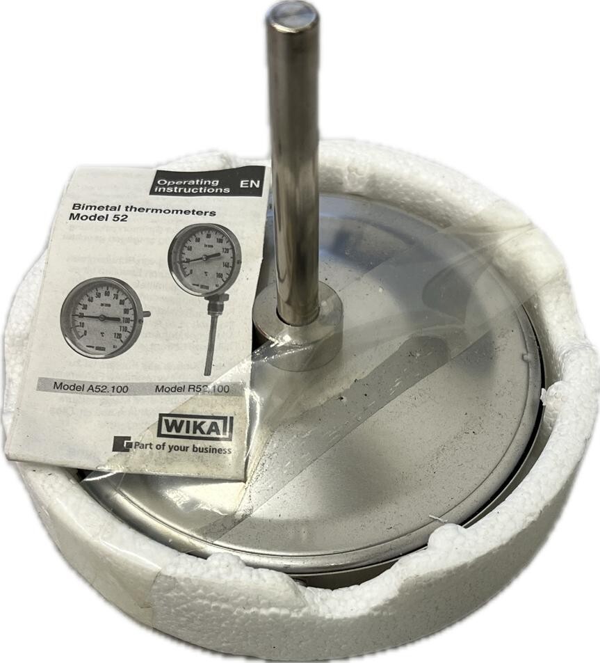 WIKA A52.100/1 Dial Thermometer 0 → +60 °C, 3904091