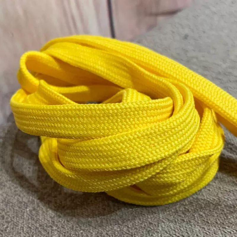 Yellow store rope laces
