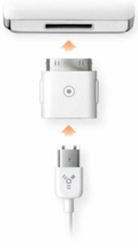 Firewire 400 to Apple 30 pin Adapter Pocketdock Sendstation Connector T8579LL/A - Picture 3 of 3