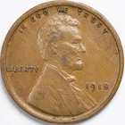 1918-P Extremely Fine (XF/EF) Lincoln Wheat Penny Cent Philadelphia Mint