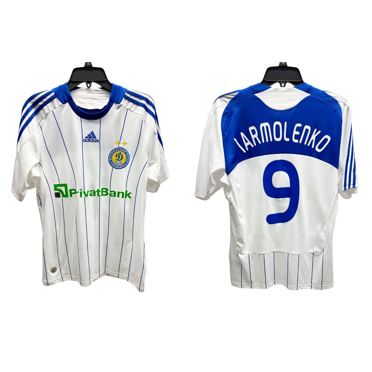 Adidas 2008/2009 Dynamo Kyiv Andrei Yarmolenko Home Shirt Jersey