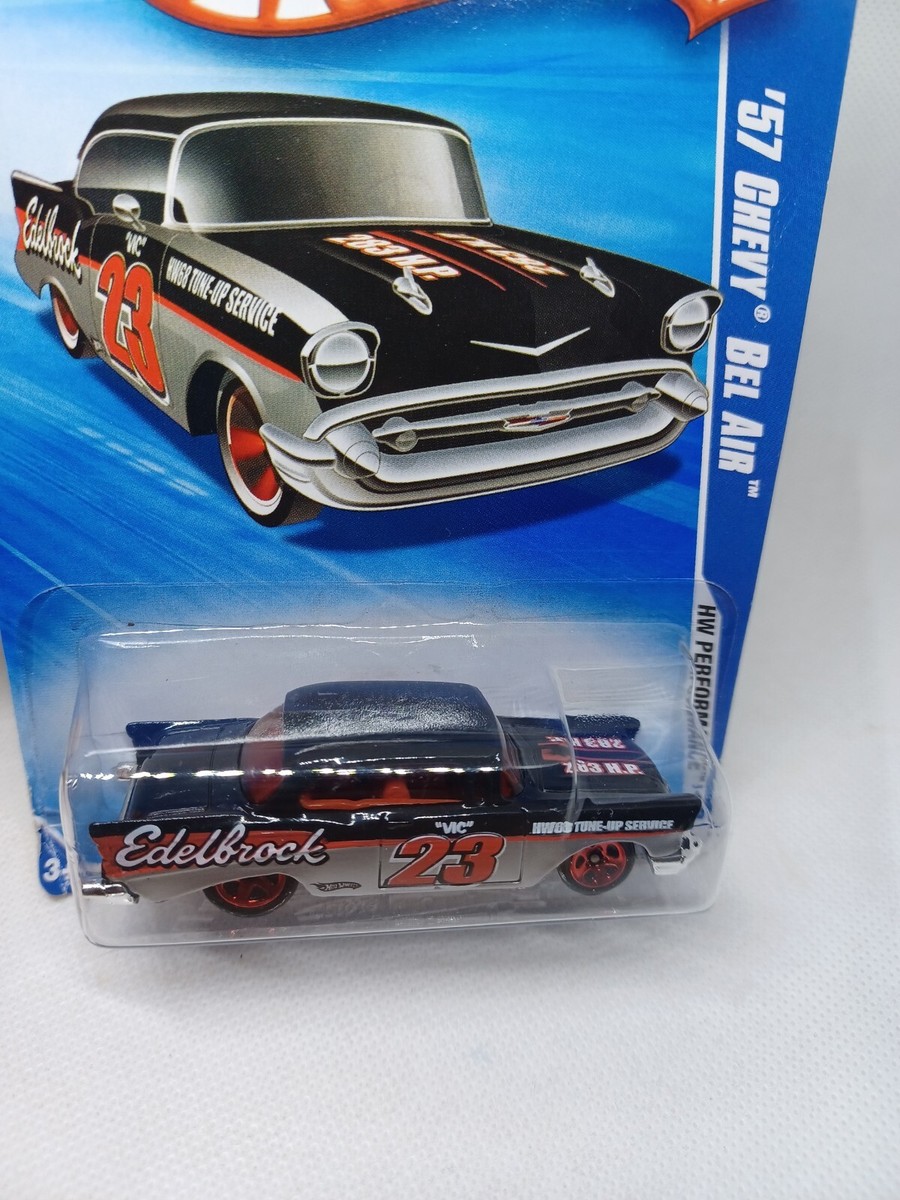 Hot Wheels '57 Chevy Bel Air HW Performance Black 2010 103/240 | eBay