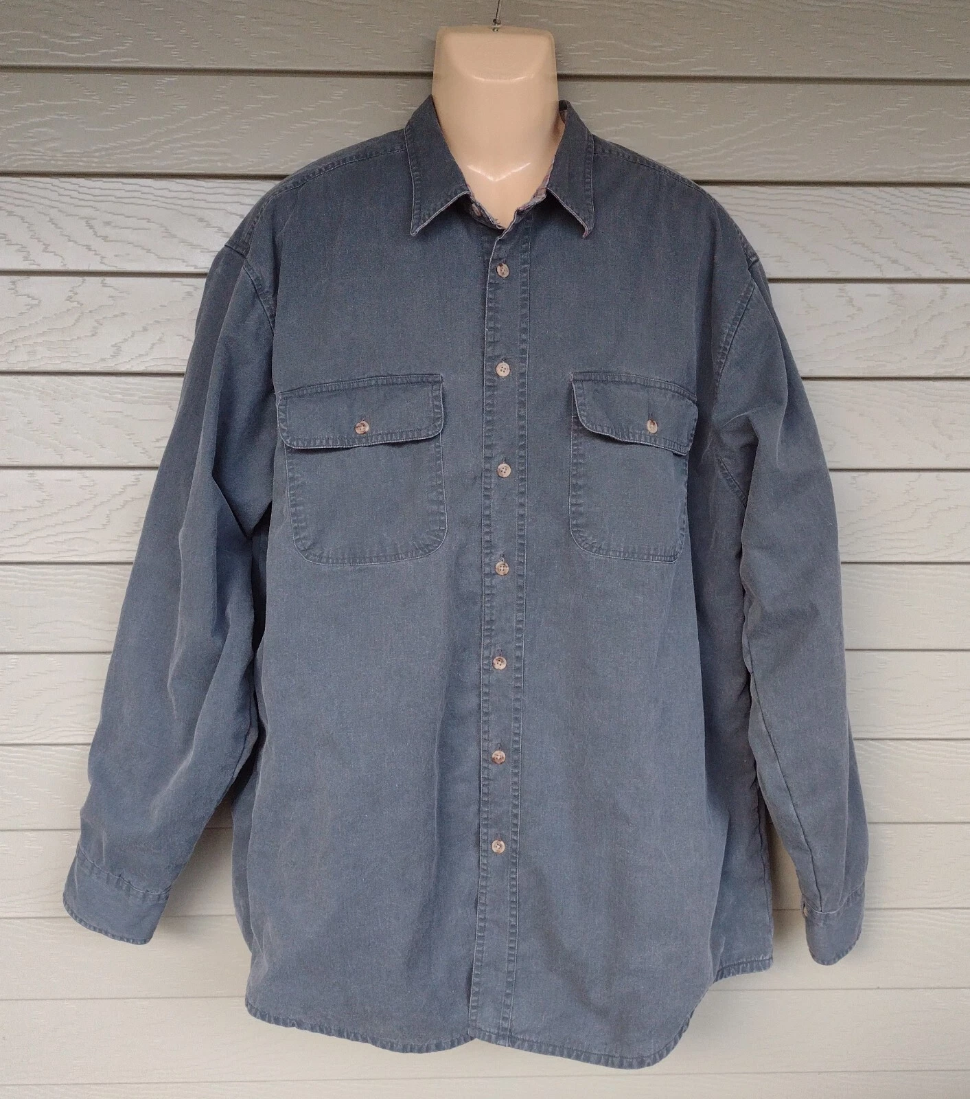 Cabelas Mens Flannel Lined Outdoor Shacket Shirt Jacket Gray Size XLT - XL Tall
Opens in a new windo