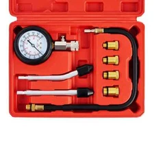 Petrol Engine Compression Tester Kit 0-300 PSI Fuel Cylinder Pressure Gauge Tool