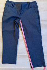 The Limited exact stretch blue gray crop dress pants size 2 women's nwt