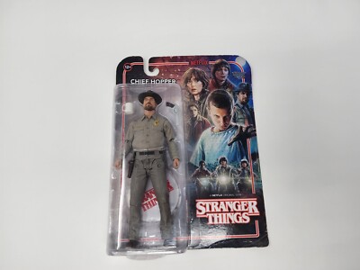 McFarlane Toys Stranger Things Chief Hopper Action Figure NEW *See Pic For Cond*