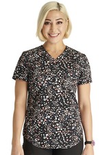 Sweetheart Geo Cherokee Scrubs V Neck Top CK664 SHGO