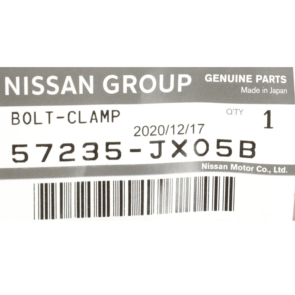 Tornillo portador de neumáticos de repuesto Nissan NV200 NV200 taxi OEM 2013-2020 NUEVO 57235-JX05B Foto 4 de 4