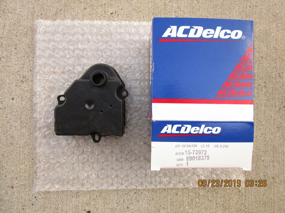 GM 89018375 ACDELCO 1572972 CALENTADOR DE AIRE ACONDICIONADO CONTROL DE VACÍO MEZCLA PUERTA ACTUADOR NUEVO Foto 2 de 2