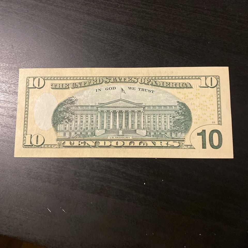 $10 Dollar Bill USD Rare Star Note Mint Condition View Official Report in Photos - Image 3 of 4