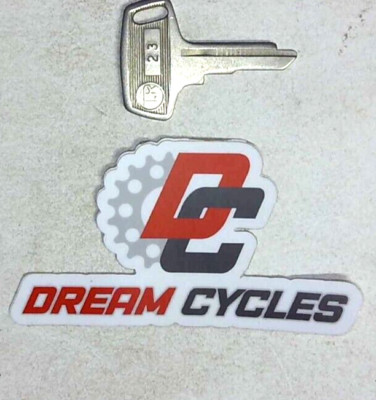 NOS Suzuki new key blank #23 37147-07700 T500 COBRA T500 T350 305 250 T125