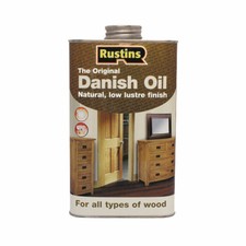 Rustins  Original Danish Oil Wood Finish  CLEAR  250ML   500ML  1L