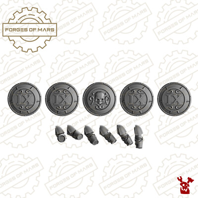 Space Knights - Void Vampires - Crimson Wings Destroyers Shields (x5L)