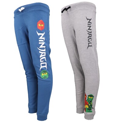 LEGO  Ninjago Jogginghose Kinder Sporthose Hose 98 bis 128 Blau Grau