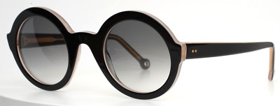 NATHALIE BLANC Simone C128 Black Pearl Womens Gradient Sunglasses 49-28-145 B:48