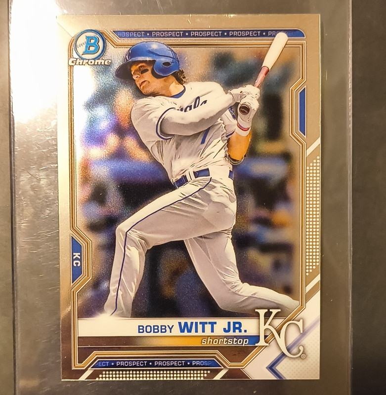 Topps 2021 Bowman Chrome Draft Bobby Witt Jr. Prospect Royals BDC-47