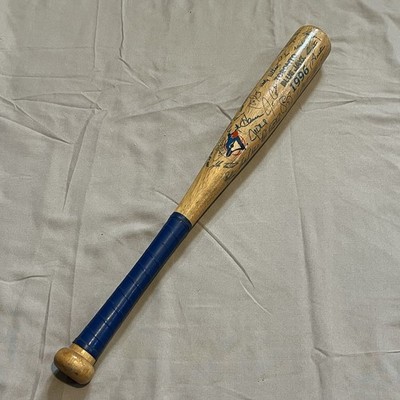 1996 Toronto Blue Jays Commemorative Solid Wood Mini Bat With Signatures 