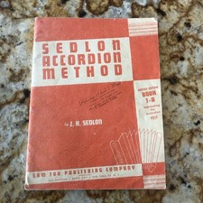 Vintage Sedlon Accordion Method Book 1-A JH Sedlon Sheet Music