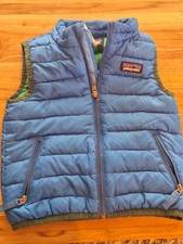 Patagonia Down Sweater Vest Youth 18 Mo Blue Puffer Warm Winter
