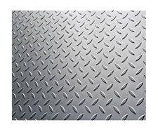 Structural Checker Sheet | Crude Steel S235JR 25x100cm (250x1000x4mm)