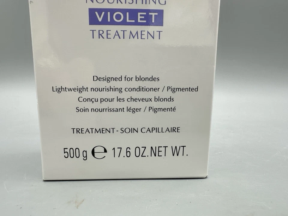 Acondicionador Milbon Blonde Plus tratamiento nutritivo violeta 17,6 oz nuevo en caja sellado Foto 2 de 4