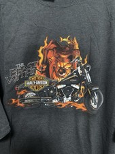 Harley-Davidson Shirt Mens 3XL Gray Made in USA Charleston SC Vintage 2003 XXXL