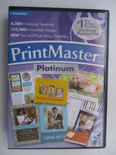 PrintMaster  Platinum (PC / Mac DVD-ROM Box Set Windows) Encore - Broderbund