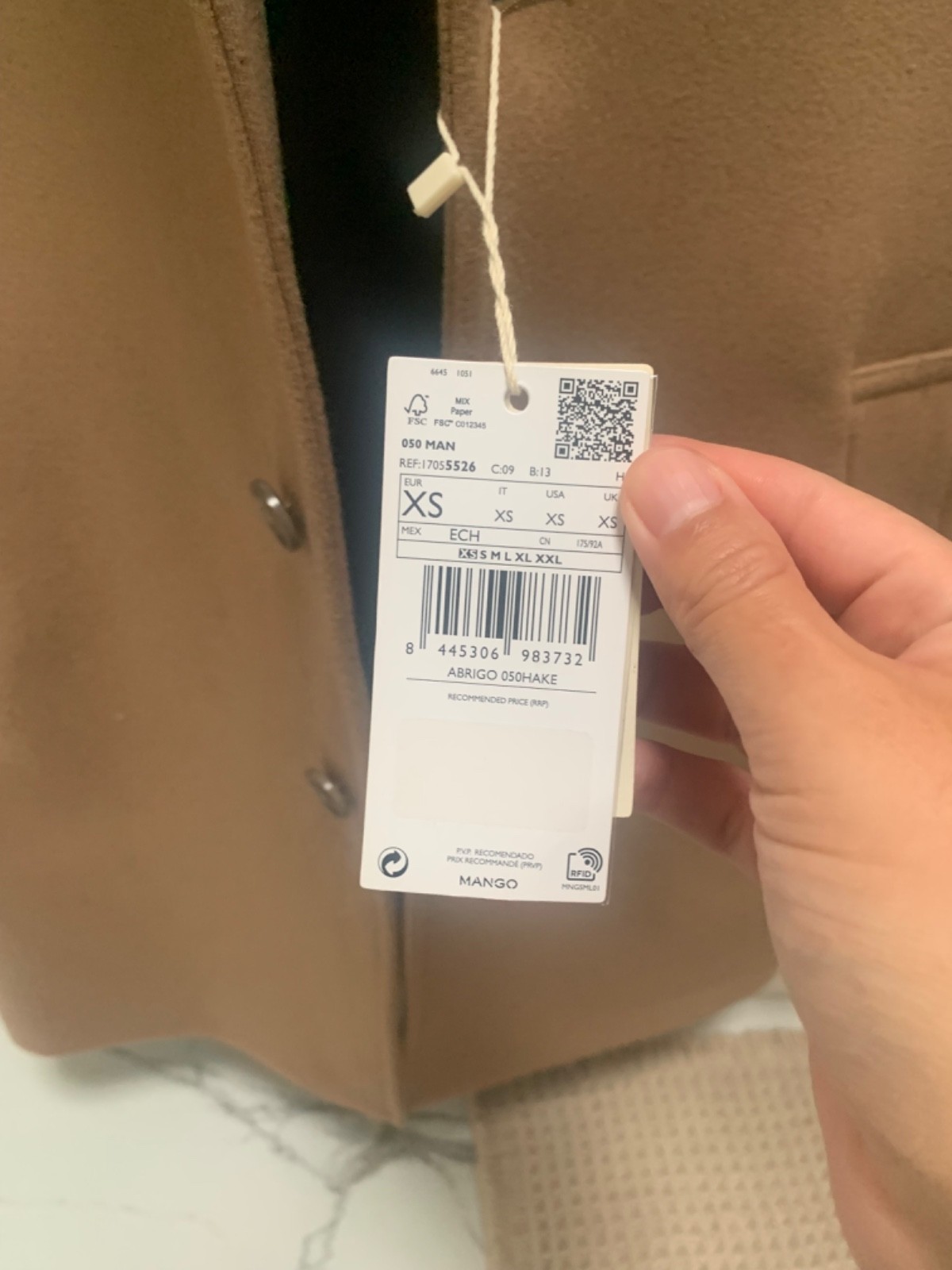 Suede Effect Trucker Jacket by Mango Man size XS - image 7