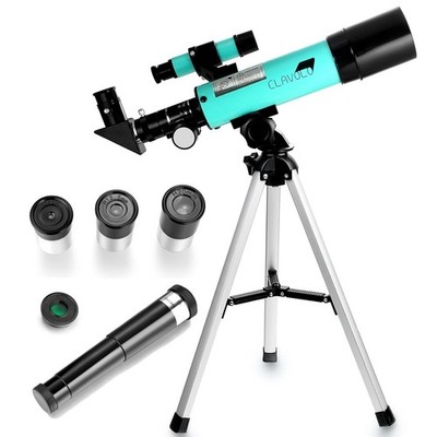 Refractor Telescope with Finder Scope for Kids & Astronomy Beginners, Travel ...