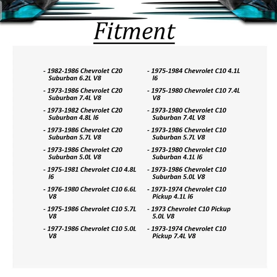 Kit de pernos en U articulados universales Dorman 2x para Chevrolet C10 Suburban 1982-1986 6,2 L Foto 2 de 4
