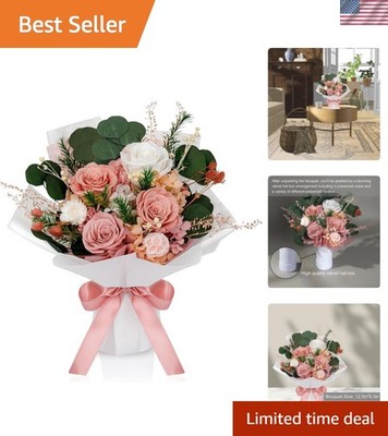4 Roses Mixed Bouquet for Mother's Day, Flowers for Delivery, Preserved Flowe...