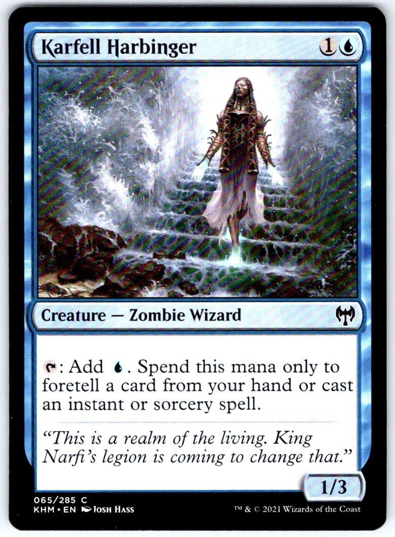 Karfell Harbinger 65 Common Kaldheim Magic: The Gathering Near Mint