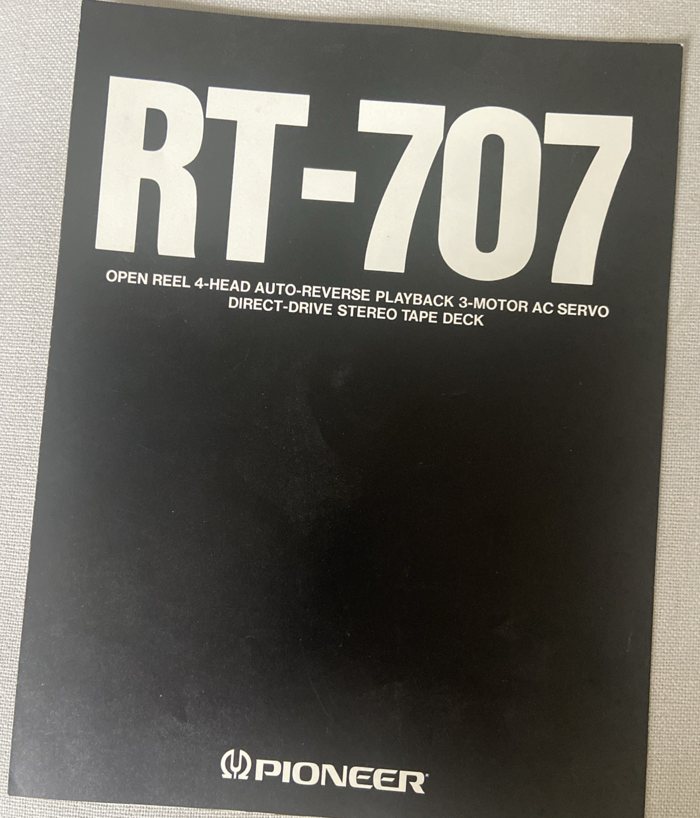 ⭐️ Original Pioneer RT-701 Reel Deck Dealer Sales Brochure - Beautiful!