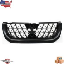 Fits 2000-2001 Mitsubishi Montero Sport New Front Grille Assembly Black Plastic