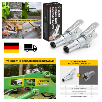 Saker Schnellkupplung 12000 PSI 1 8 NPT Fettvers