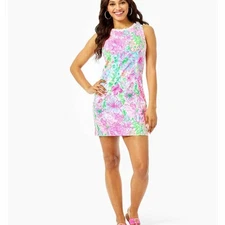 Lilly Pulitzer Mila Shift Dress in Multi Paradise Found Size 2