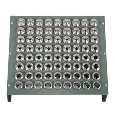 Complete 5C Collet Set 72 Pcs 64th Sizes 0.0005" Accuracy Heavy Duty Rack