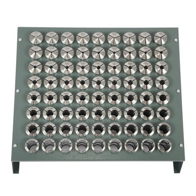 Complete 5C Collet Set 72 Pcs 64th Sizes 0.0005'' Accuracy Heavy Duty Rack