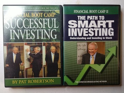 Financial Boot Camp 1 & 2 Dvds Pat Robertson 