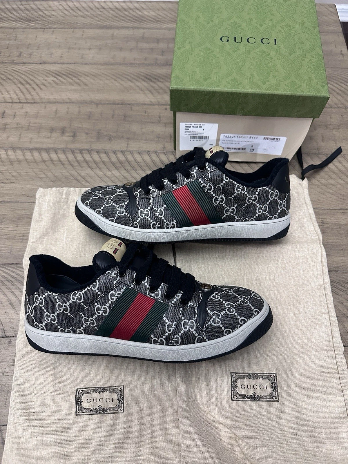 Baskets Gucci Gg Screener monogramme taille 8
