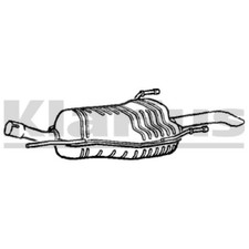 Vauxhall Zafira A 1.6 16V Rear Exhaust Back Box Silencer 1999–2005 GM505J