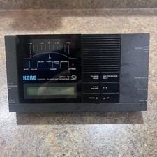 Korg DTM-12 Digital Quartz Tuner Metronome TESTED WORKS