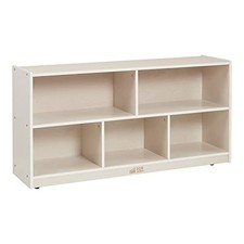 ECR4KIDS 5-COMPARTMENT MOBILE STORAGE CABINET, CLASSROOM - Scratch Dent